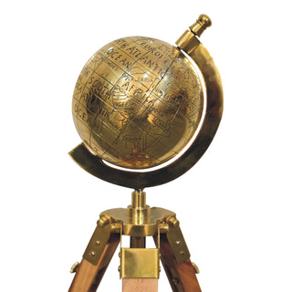 Brass Antique Tripod Globe image 4