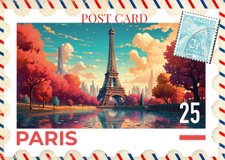 Set of 3 Travel Postcards, A4 Prints image 2