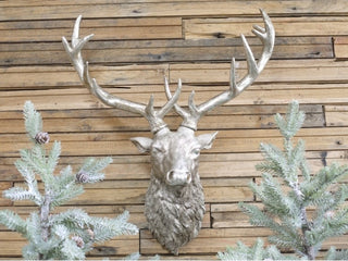 Wall Mounted Stag Head - Stunning Festive Decor image 0