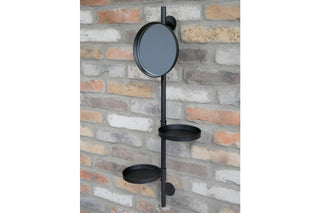 Utility Mirror And Shelves - Bathroom Wall Mirror and Storage image 3