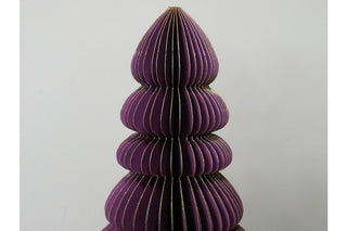 Paper Christmas Tree (90cm) - Purple image 1