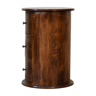 3 Drawer Chestnut Drum, Bedroom Furniture image 7