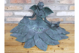 Bird feeder - Lady and flowing dress theme