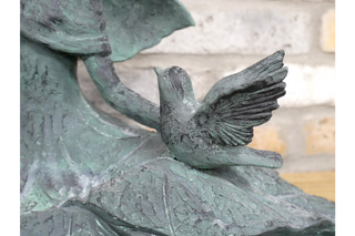 Bird feeder - Lady and flowing dress theme