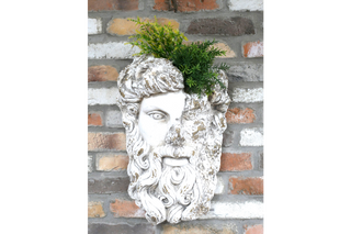 Face Wall Decoration, Greek God Style, Aged Effect, Garden Decor