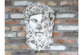 Face Wall Decoration, Greek God Style, Aged Effect, Garden Decor