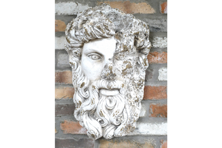Face Wall Decoration, Greek God Style, Aged Effect, Garden Decor