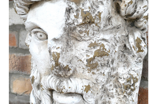 Face Wall Decoration, Greek God Style, Aged Effect, Garden Decor