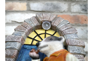 Mr Badger Solar Light, Fairy Door Garden Decor Ornament
