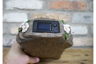 Mr Bear Solar Light, Fairy Door Garden Decor Ornament