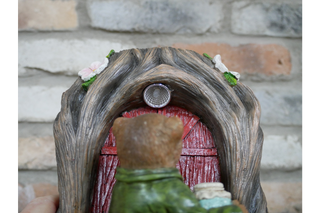 Mr Bear Solar Light, Fairy Door Garden Decor Ornament