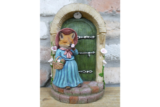 Mr Fox Solar Light, Fairy Light Door, Garden Decor Ornament