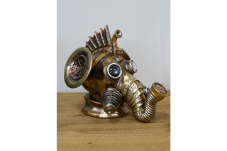 Steampunk Head, Gothic Style Home Decor