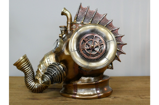 Steampunk Head, Gothic Style Home Decor