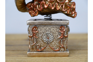 Steampunk Wobbly Jester, Gothic Home Decor