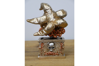 Steampunk Wobbly Jester, Gothic Home Decor