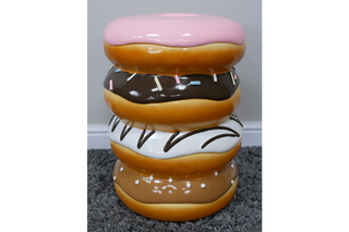 Doughnut Side Table, Home Sculpture Ornament