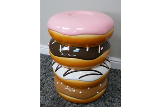Doughnut Side Table, Home Sculpture Ornament