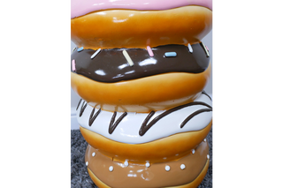 Doughnut Side Table, Home Sculpture Ornament