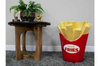 French Fries Side Table, Home Sculpture Ornament