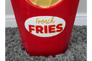 French Fries Side Table, Home Sculpture Ornament