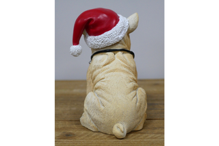 Festive Dog in Headphones — Christmas Character Ornament