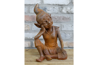 Cast Iron Elf, Indoor or Outdoor Magical Decor