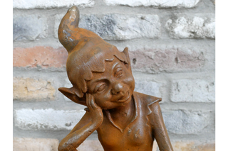 Cast Iron Elf, Indoor or Outdoor Magical Decor