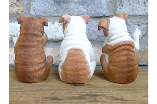Who Done It Dogs - Funny Set of 3 Bulldogs Ornaments