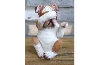 Who Done It Dogs - Funny Set of 3 Bulldogs Ornaments