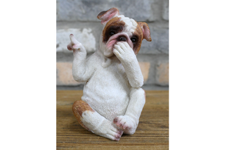 Who Done It Dogs - Funny Set of 3 Bulldogs Ornaments