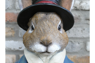 Large Rabbit Bust, Animal Home Decor with Class