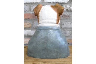 Large Bulldog Bust, Home Decor Sculpture for Animal Lovers