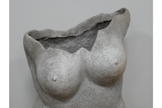 Woman's Body Bust Planter, Classical Feminine Indoor Decor