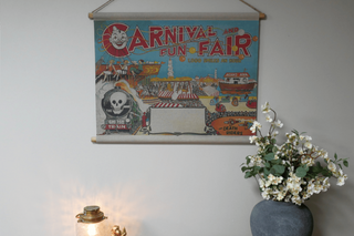Funfair Vintage Carnival Canvas - Large Hanging Wall Decor
