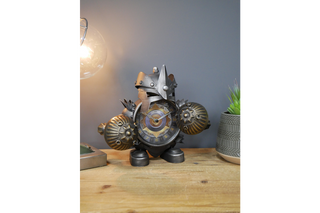 Warrior Clock - Quirky Desk Ornament Gift image 0