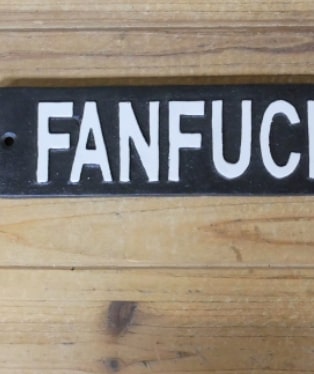 Fanf***intastic, Cast Iron Sign, Funny Home Decor image 2