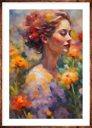 Female Flowers, set of 3 prints image 4