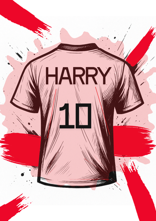 Personalised Football Wall Art Prints, Boys Bedroom Decor, Set of 3