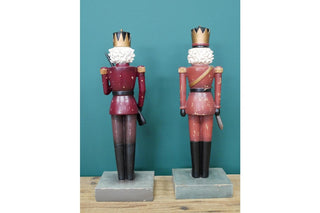 Set Of 2 Soldiers - Christmas Decor, Festive Nutcrackers image 3