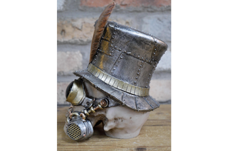 Steampunk Skull - Halloween Ornament image 5