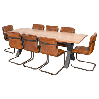 Live Edge Large Dining Table, Large 8 Seater Capacity