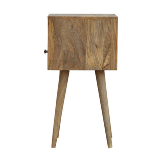 Mini Oak-ish Bedside Cabinet, Bedroom Furniture image 6