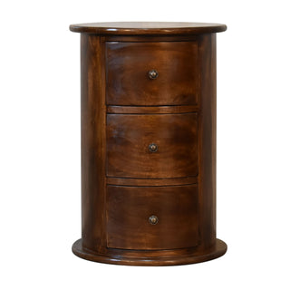 3 Drawer Chestnut Drum, Bedroom Furniture image 0