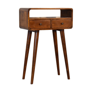 Mini Chestnut Console Table, Hallway Home Furniture image 1