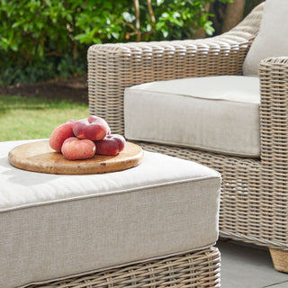 Capri Collection Outdoor Foot Stool, Garden Furniture