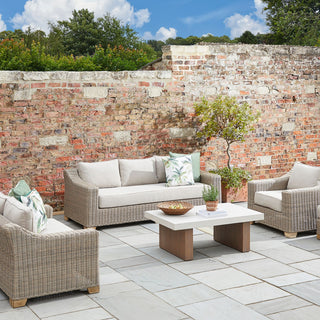 Capri Collection Outdoor Three Seater Sofa, Garden Furniture