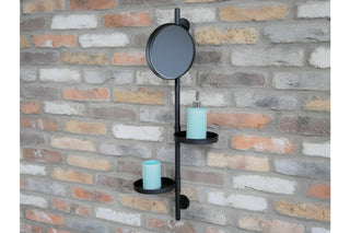 Utility Mirror And Shelves - Bathroom Wall Mirror and Storage image 0