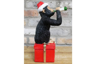 Drunken Monkey - Christmas Edition. Festive Ornament image 4