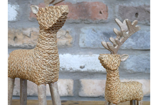 Set Of Two Stags, Christmas Ornaments, Home Decor image 4